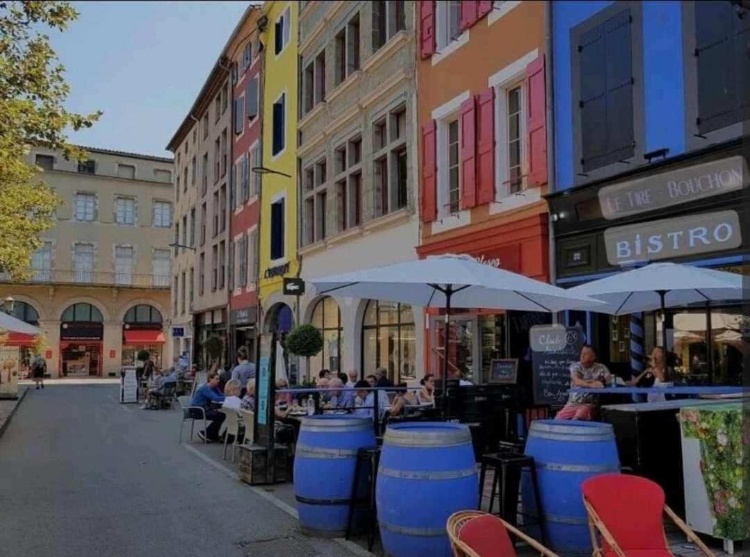 Charmant T3 Avec Terrasse Carcassonne Eksteriør bilde
